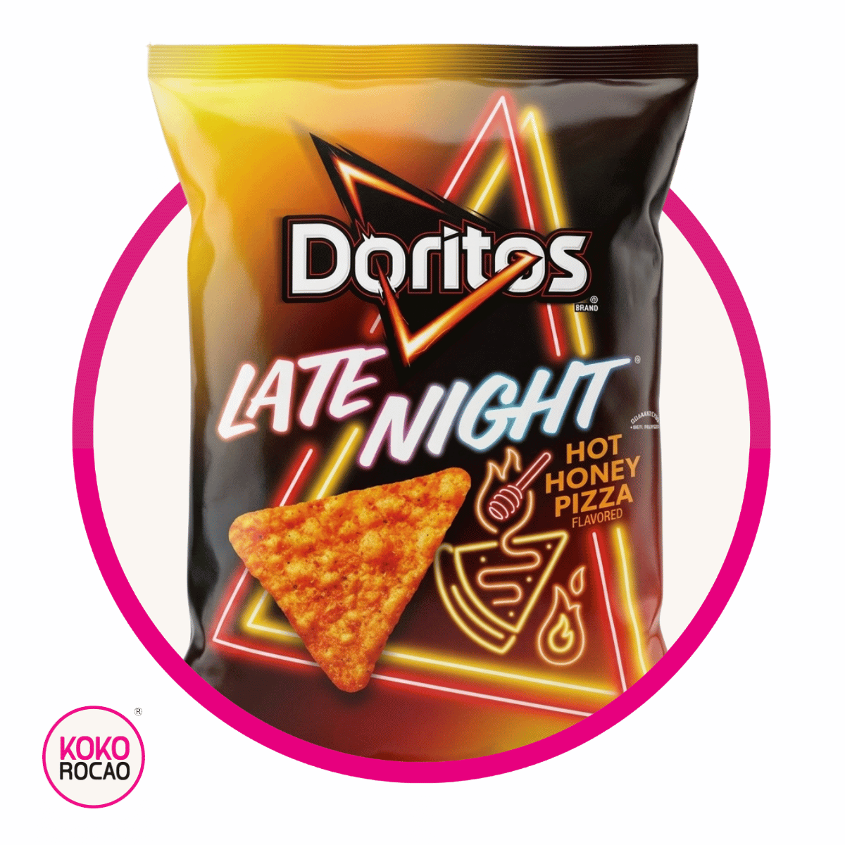 Bolsa de Doritos Late Night Hot Honey Pizza 255 g