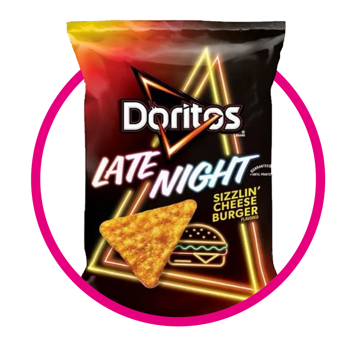 Bolsa de Doritos Late Night Sizzlin Cheese Burger 255 g