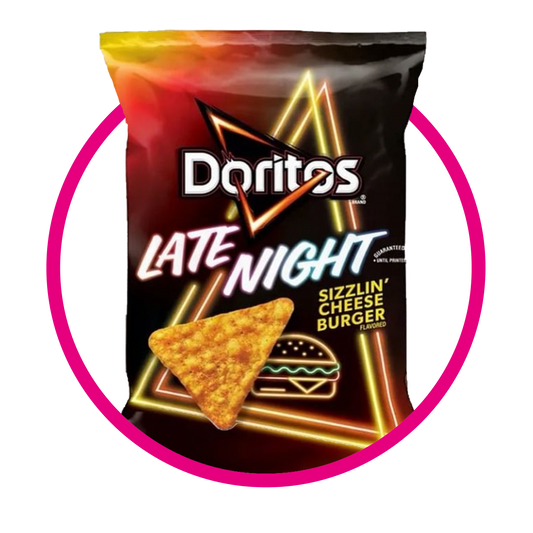 Bolsa de Doritos Late Night Sizzlin Cheese Burger 255 g