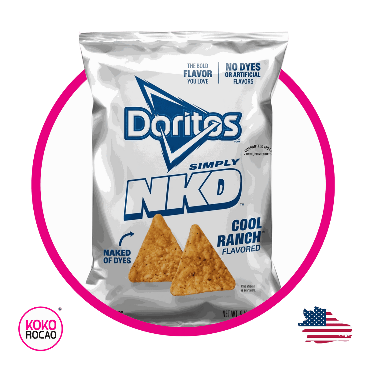 Bolsa de Doritos Cool Ranch Nkd 262.2 g