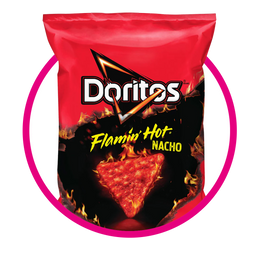 DORITOS FLAMIN HOT NACHO SNACKS BOLSA 262.2GR