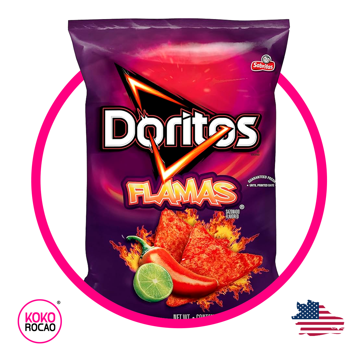 Bolsa de Doritos Flamas 262.2 g