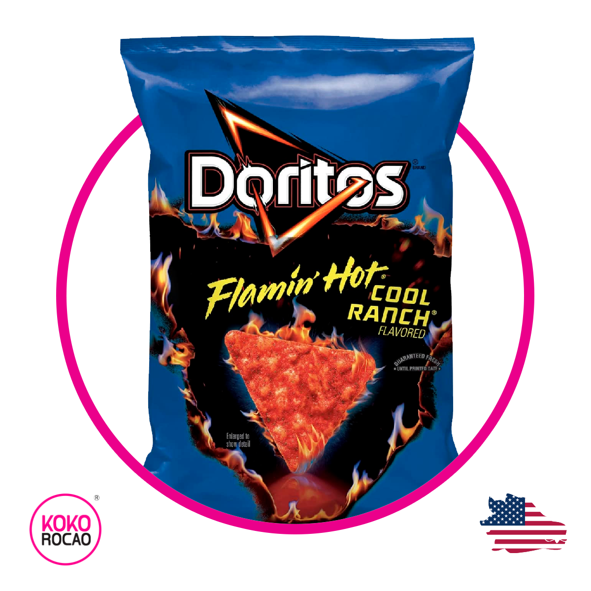 Bolsa de Doritos Flamin Hot Cool Ranch 262.2 g