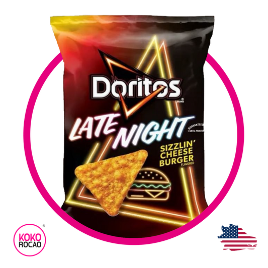 Bolsa de Doritos Late Night Sizzlin Cheese Burger 255 g