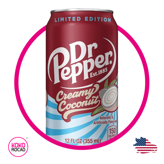 Lata de Dr Pepper Creamy Coconut 355 ml
