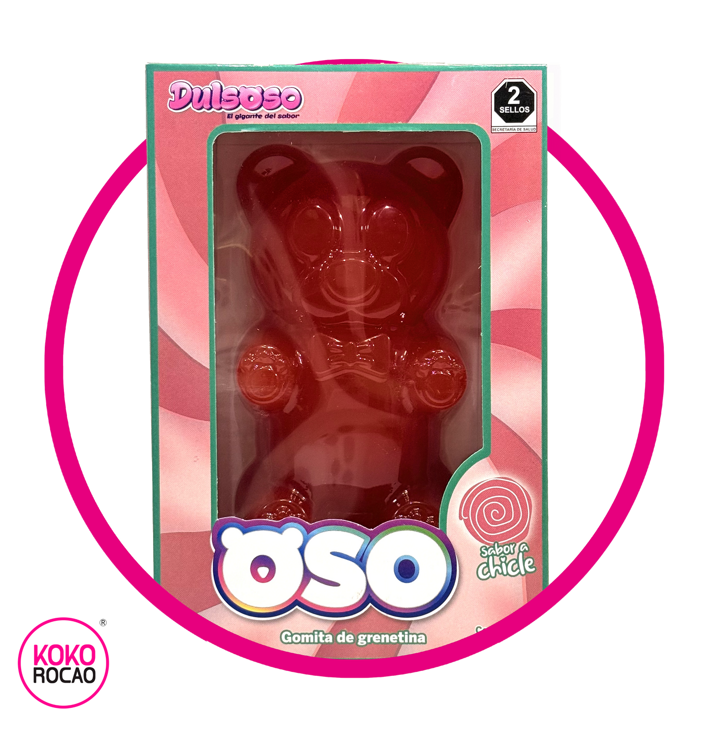 Caja de Dulsoso Bubble Gumm 200 g