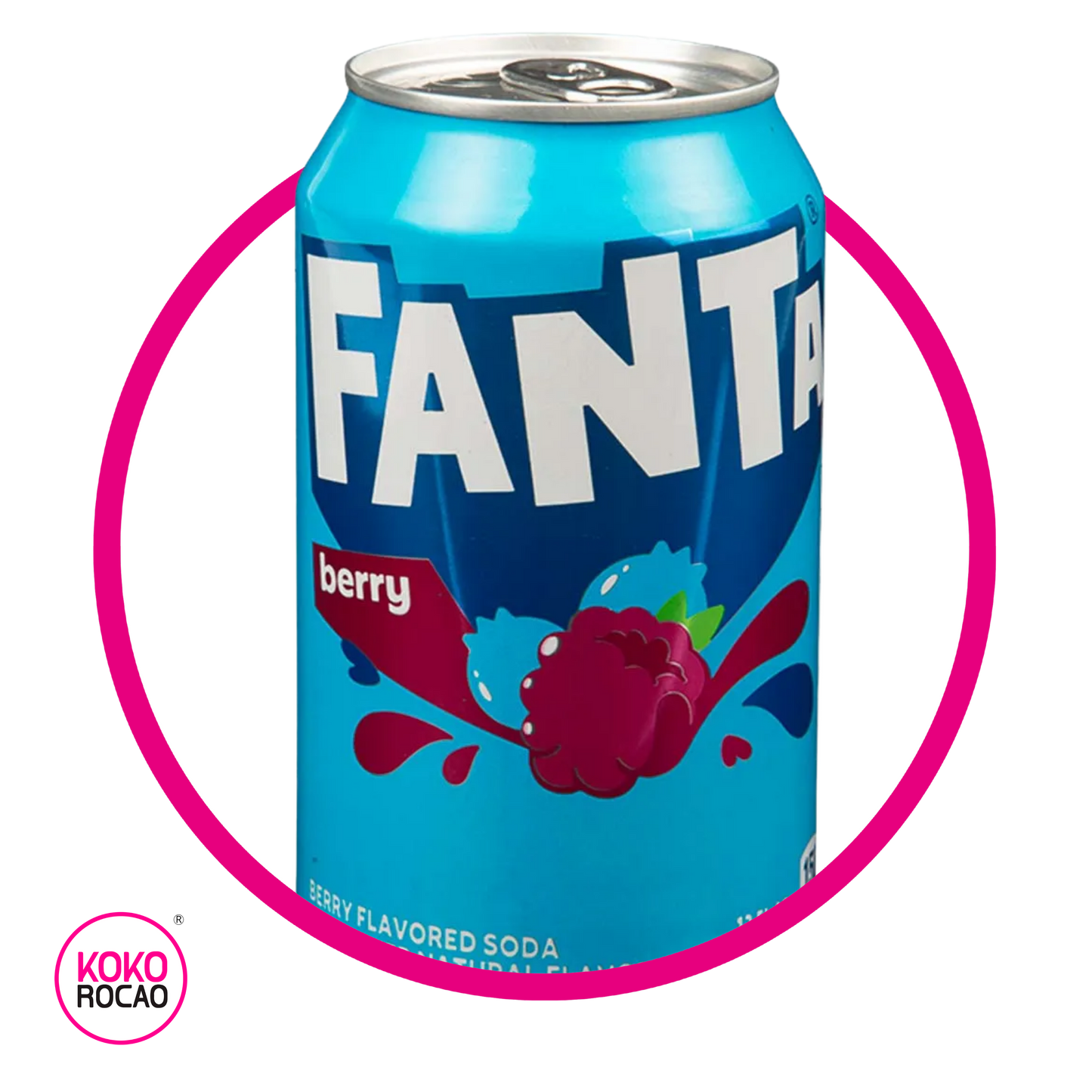 Lata de Fanta Berry Libre Cafeina 355 ml