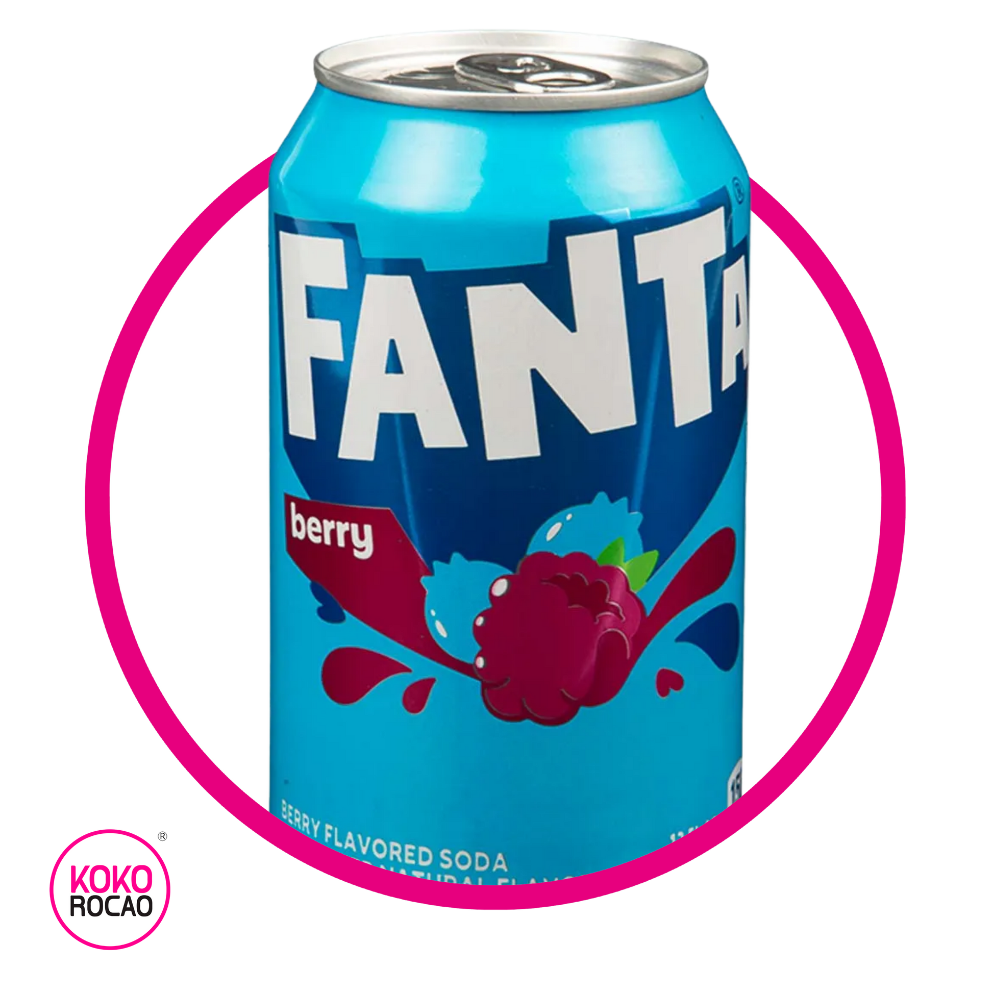 Lata de Fanta Berry Libre Cafeina 355 ml
