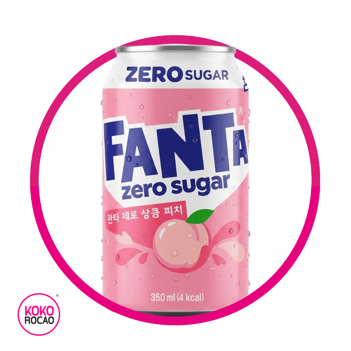 Fanta Zero Durazno 350 ml