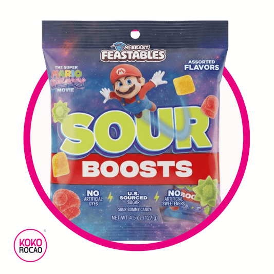 Bolsa de Feastables Mario Sour Boost 127 g