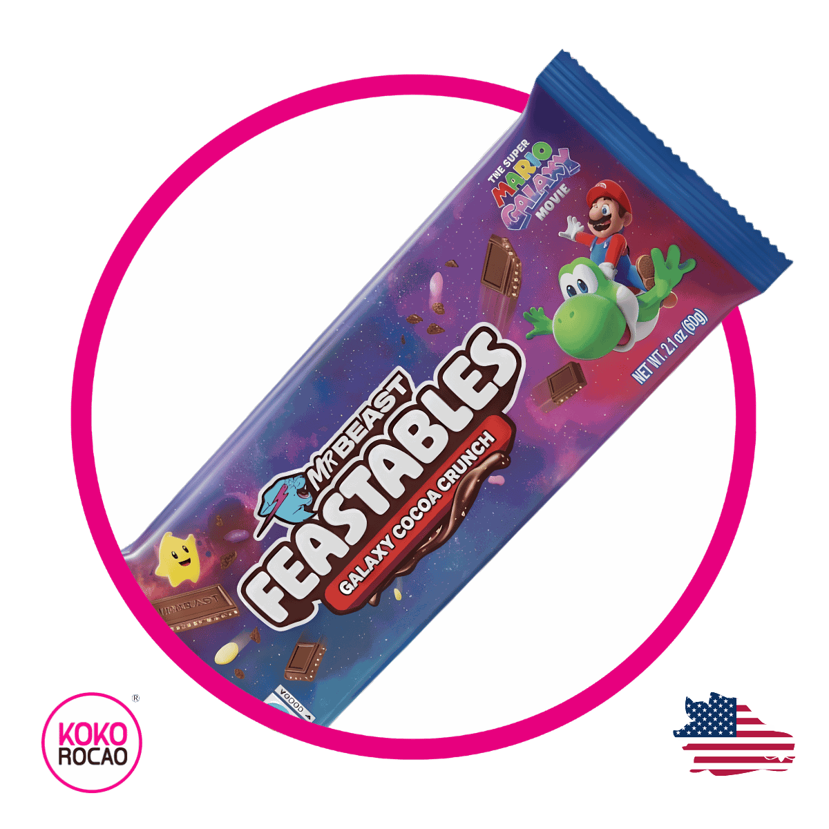 Feastables Galaxy Cocoa Crunch 60 g