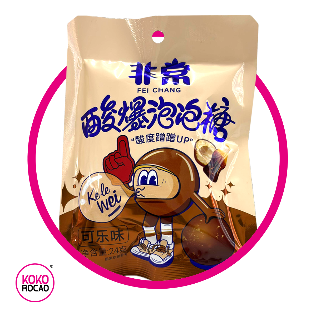 Bolsa de Fei Chang Coca Cola Bubble Gumm 24 g