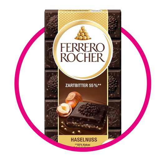 Caja de Ferrero Rocher Dark Hazelnut 90 g