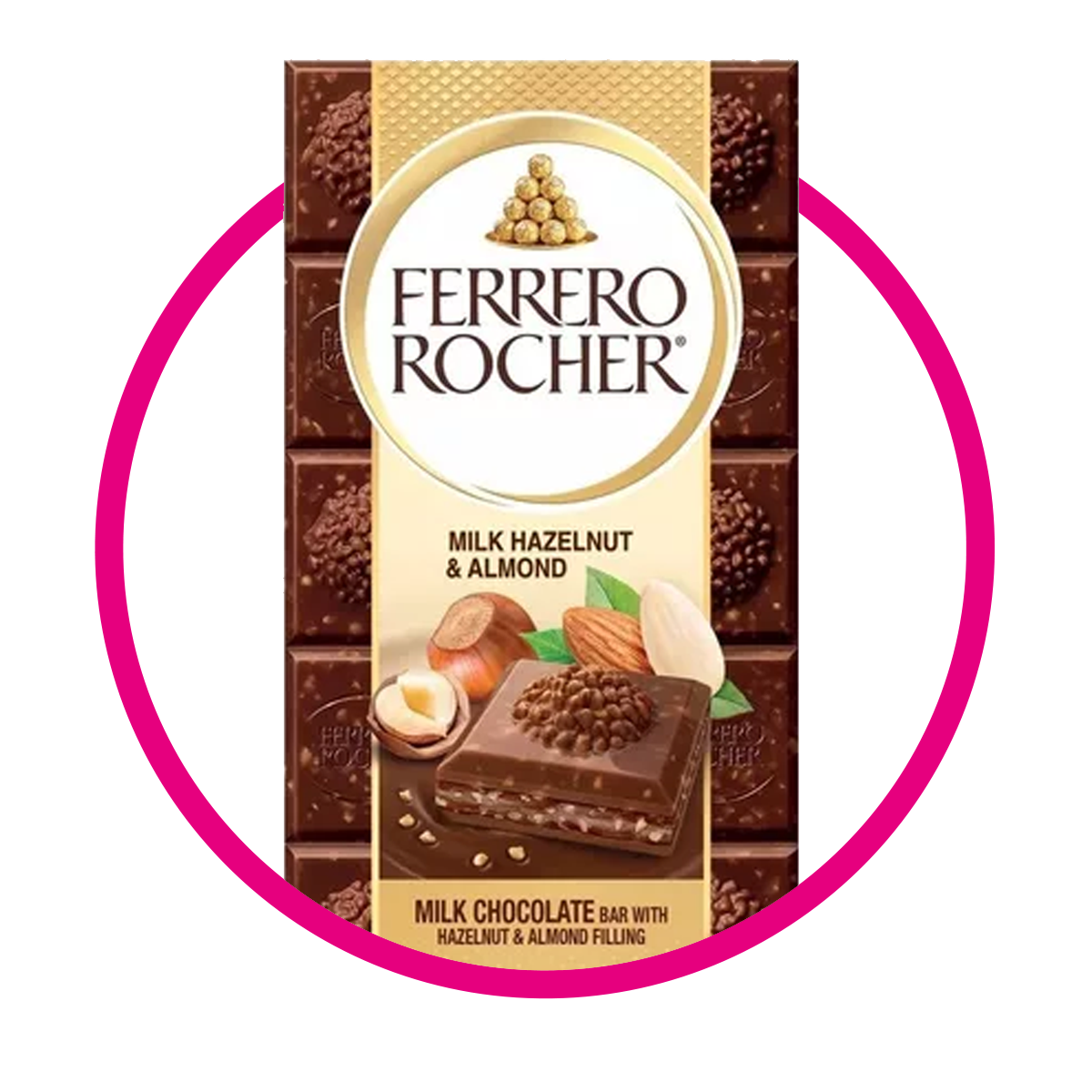 Caja de Ferrero Rocher Hazelnut Almond 90 g