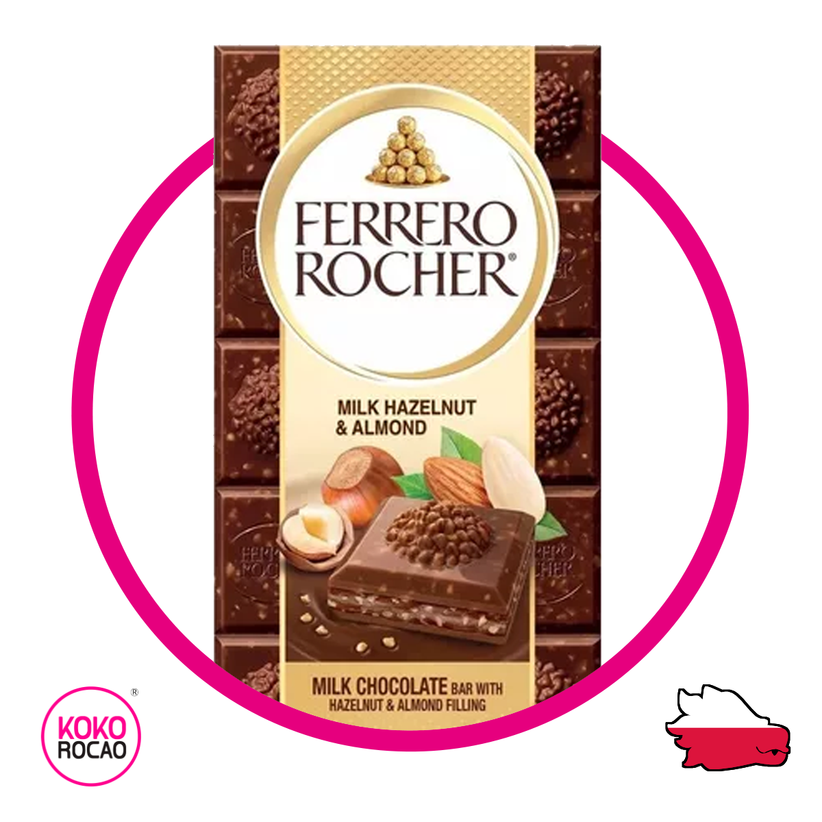 Caja de Ferrero Rocher Hazelnut Almond 90 g
