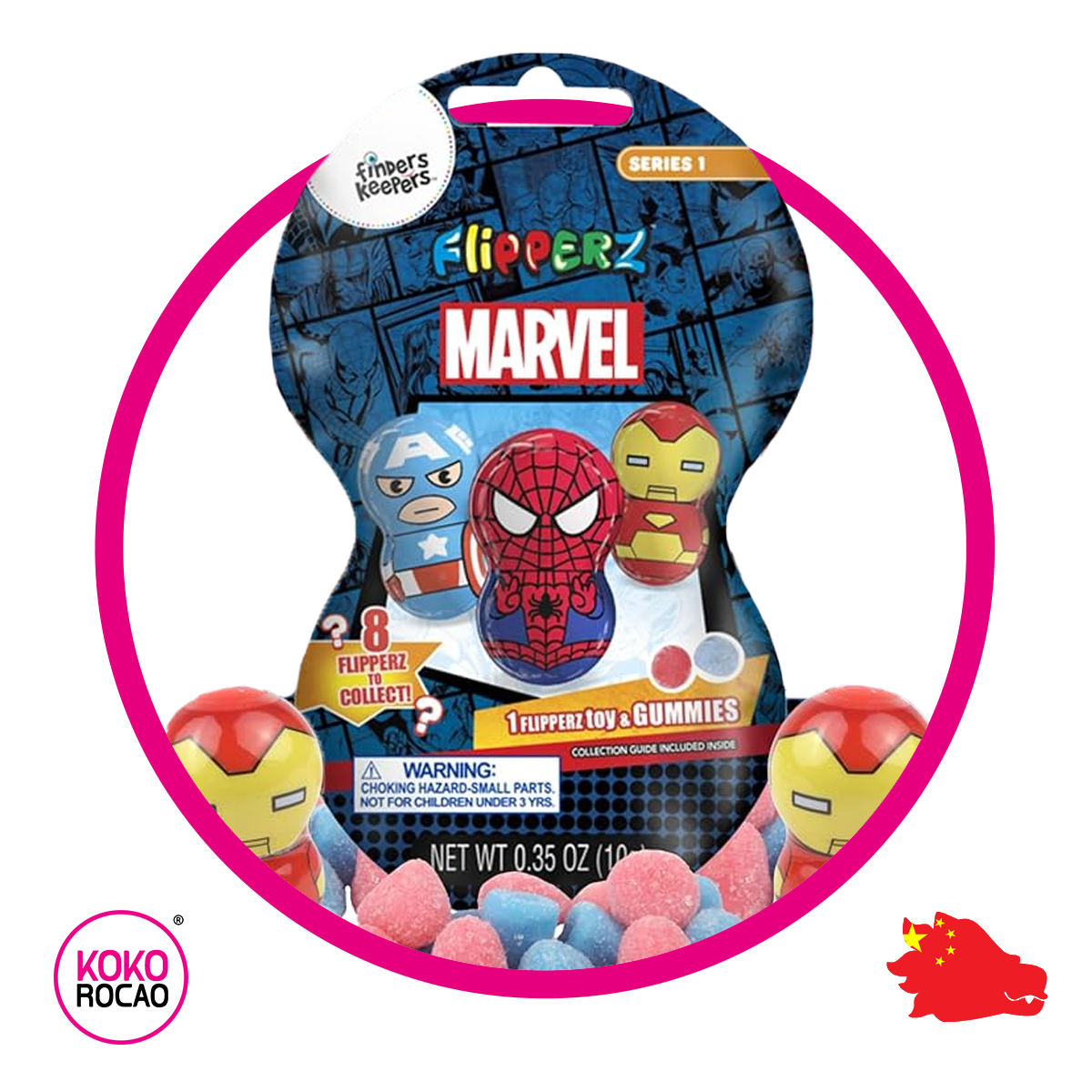 Bolsa de Flipperz Marvel 10 g