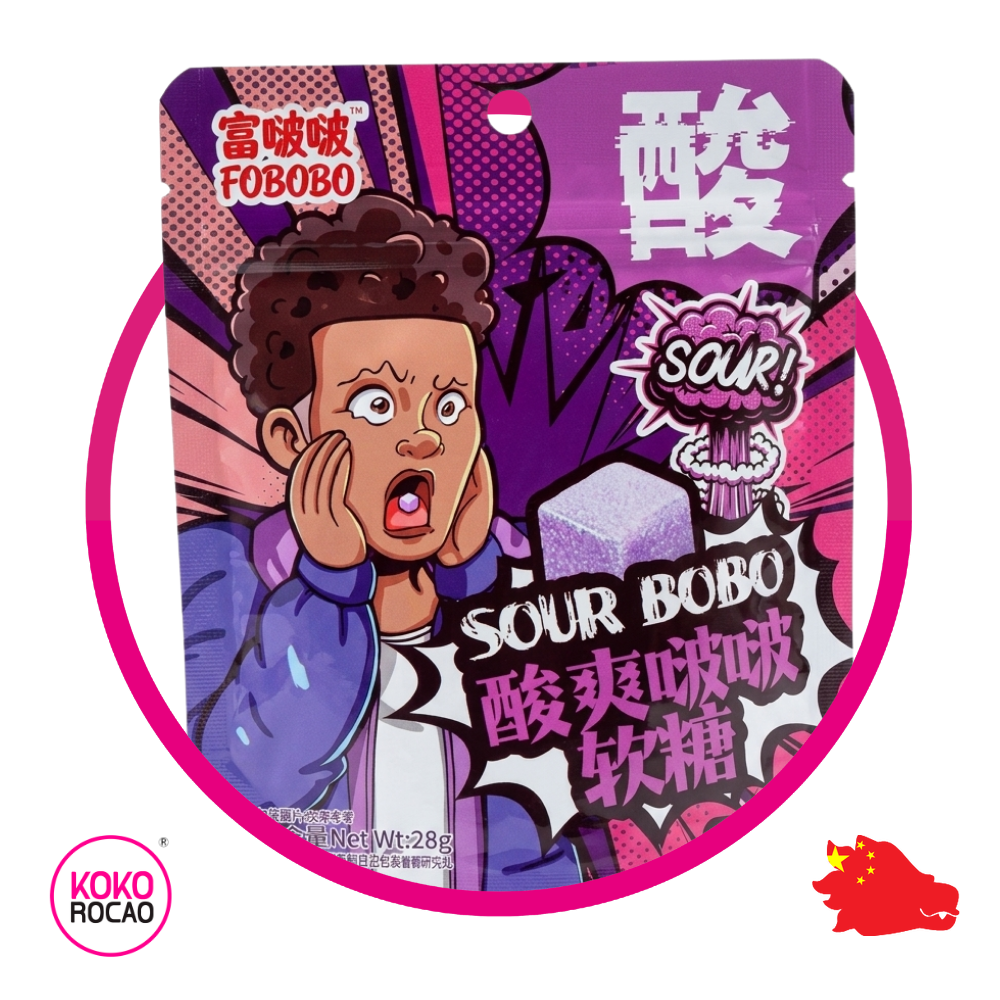 Bolsa de Fobobo Sour Grape 28 g