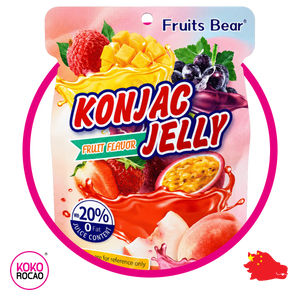 Bolsa de Fruits Bear Konjac Jelly Gelatin 160 g