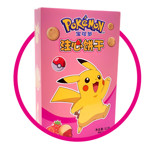 Caja de Leda Food Pokemon Pikachu Fresa 52 g