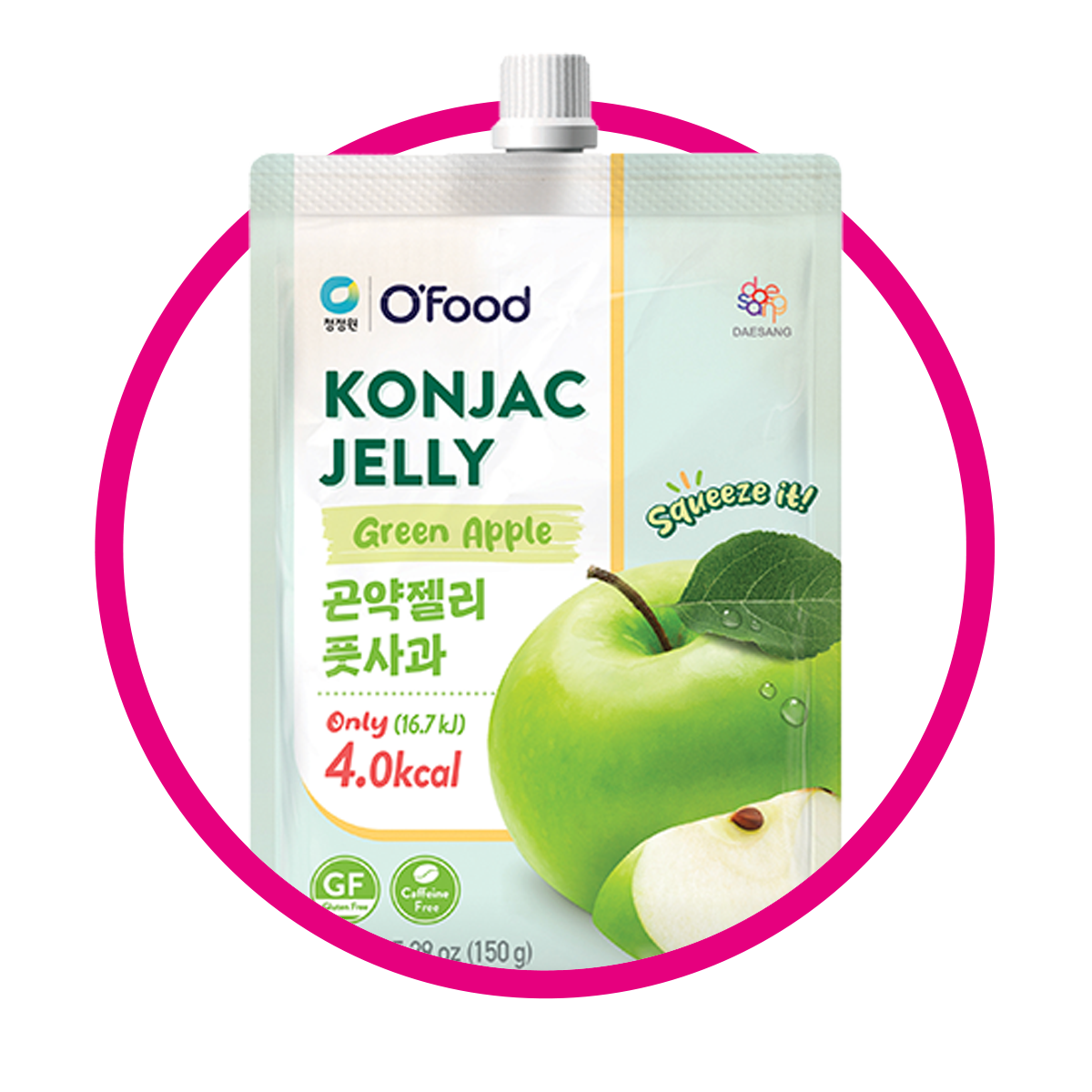 Sobre de Gelatina Bebible Manzana Verde Gelatin 50 g