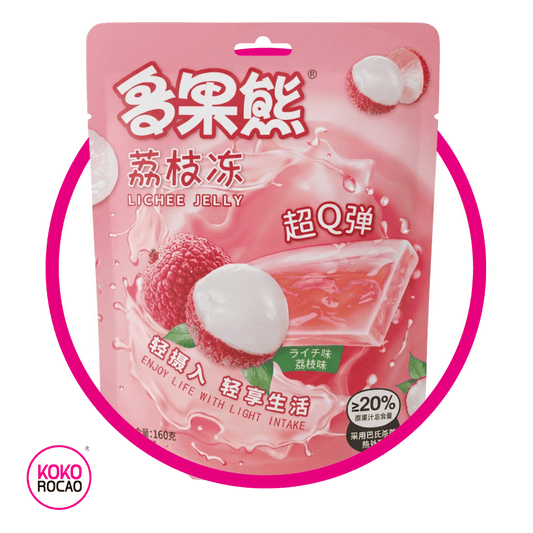 Bolsa de Fruits Bear Gelatina Lychee Jelly Gelatin 160 g