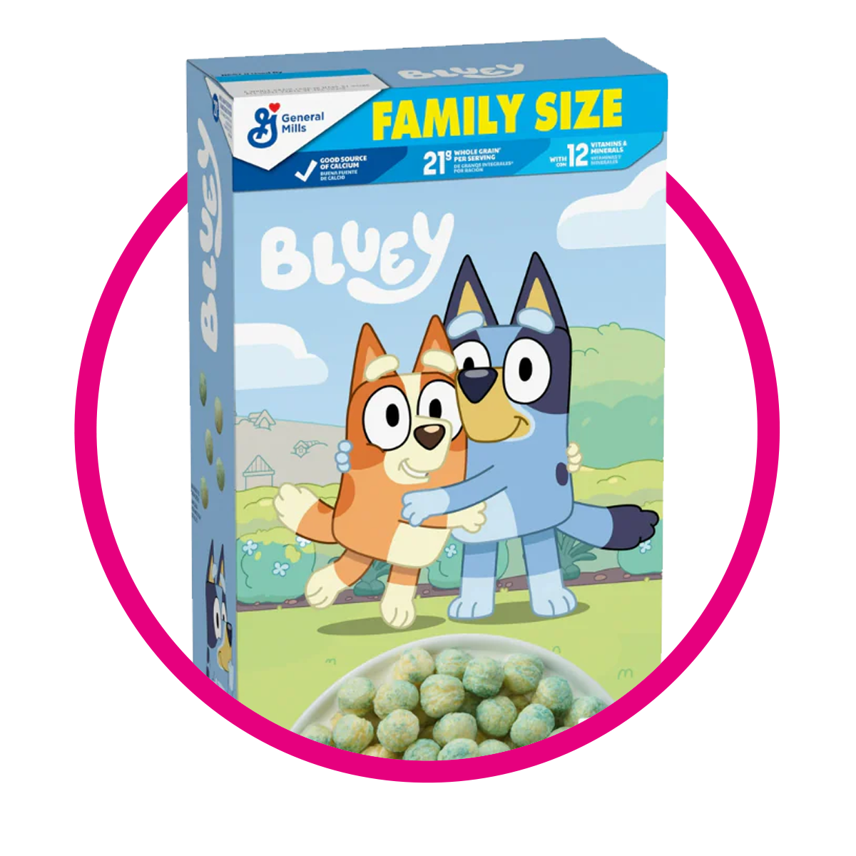 Caja de General Mills Bluey 510 g