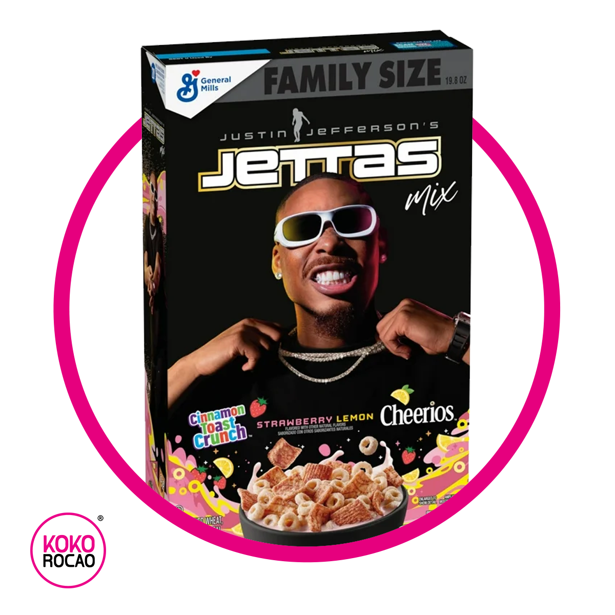Caja de General Mills Jettas Mix 561 g