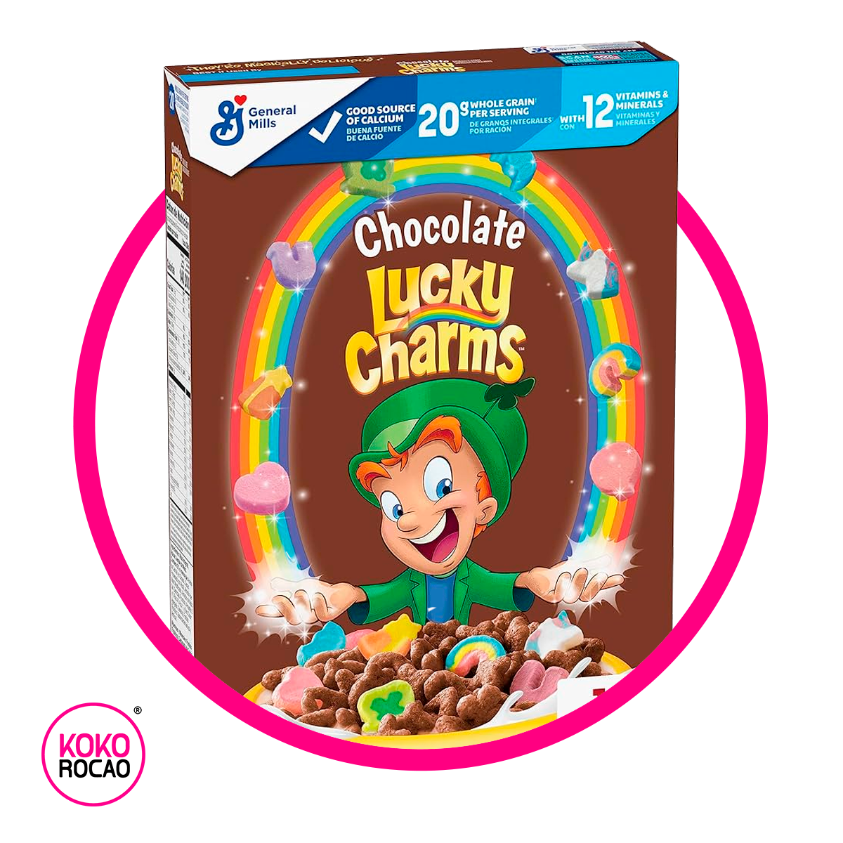 Caja de General Mills Lucky Charms 300 g