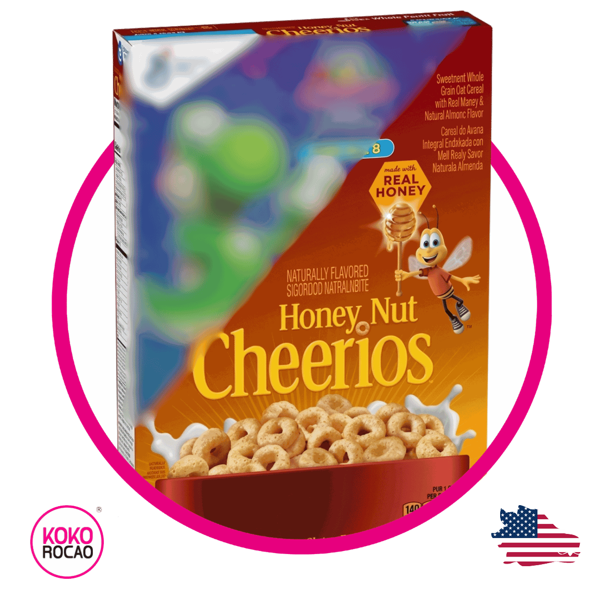 Caja de General Mills Cheerios Yoshi 306 g