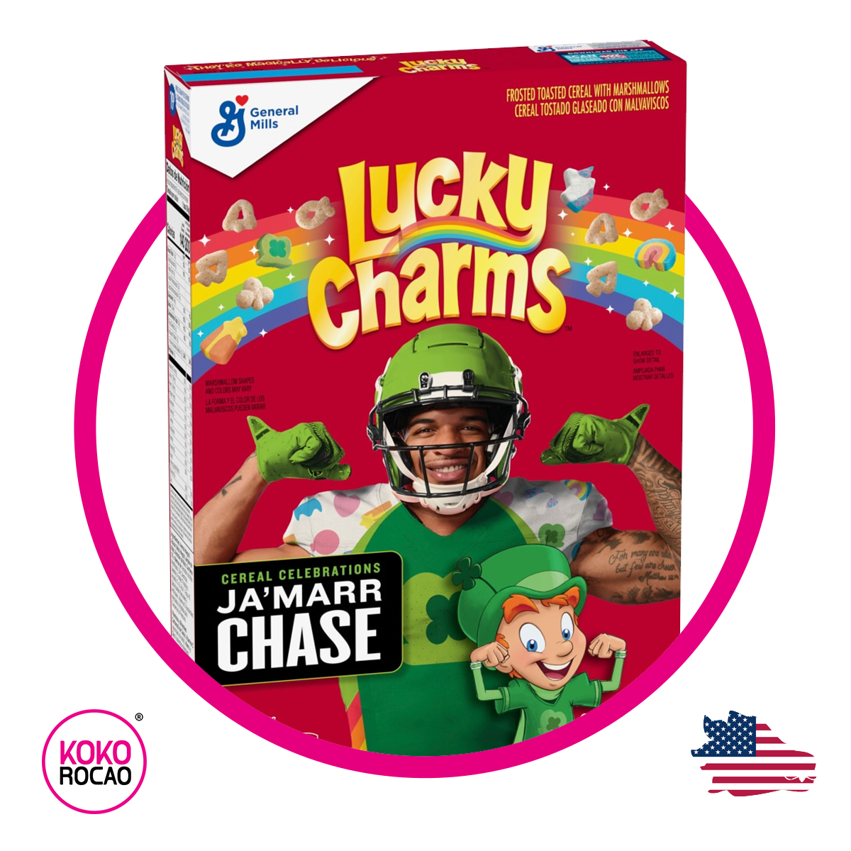 Caja de General Mills Lucky Charms 527 g