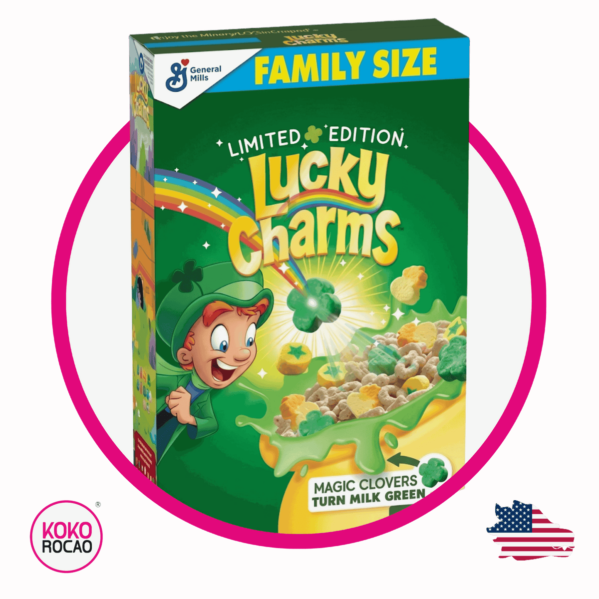 Caja de General Mills Lucky Charms New Trap 527 g