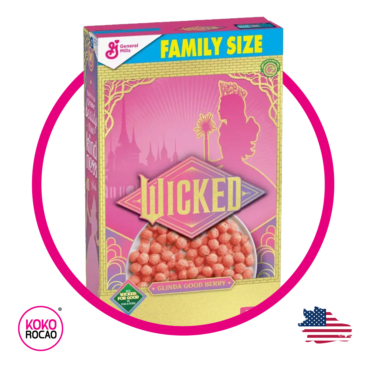 Caja de General Mills Wicked Glinda 513 g