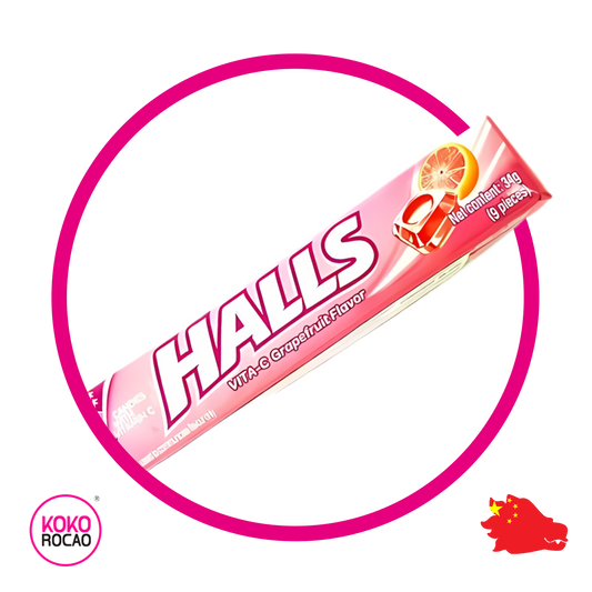 Paquete de Halls Pink Toronja 34 g
