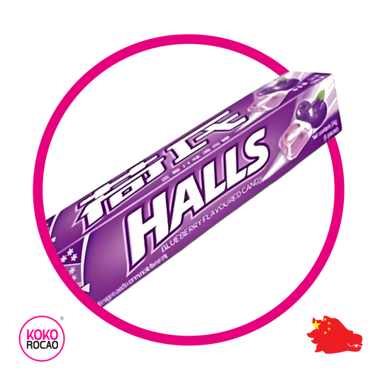 Paquete de Halls Purple Blueberry 34 g