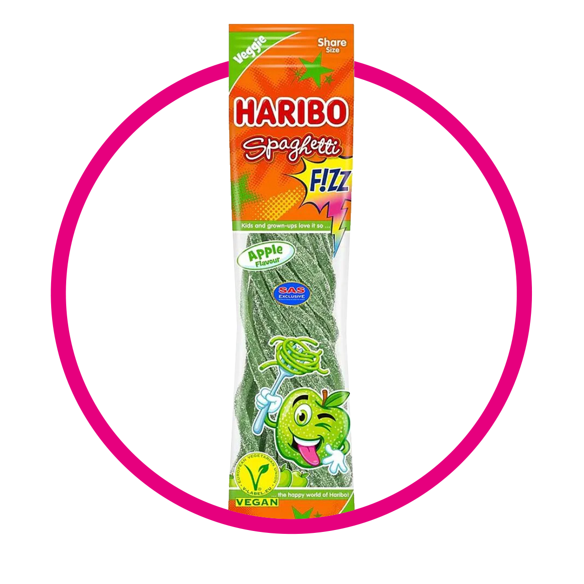 Bolsa de Haribo Spaghetti 200 g