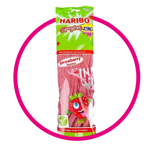 Bolsa de Haribo Strawberry Spaghetti 200 g