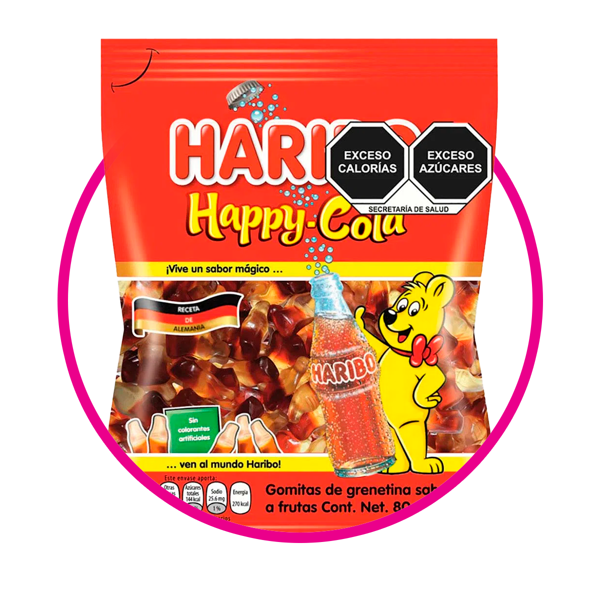Bolsa de Haribo Happy Cola 80 g