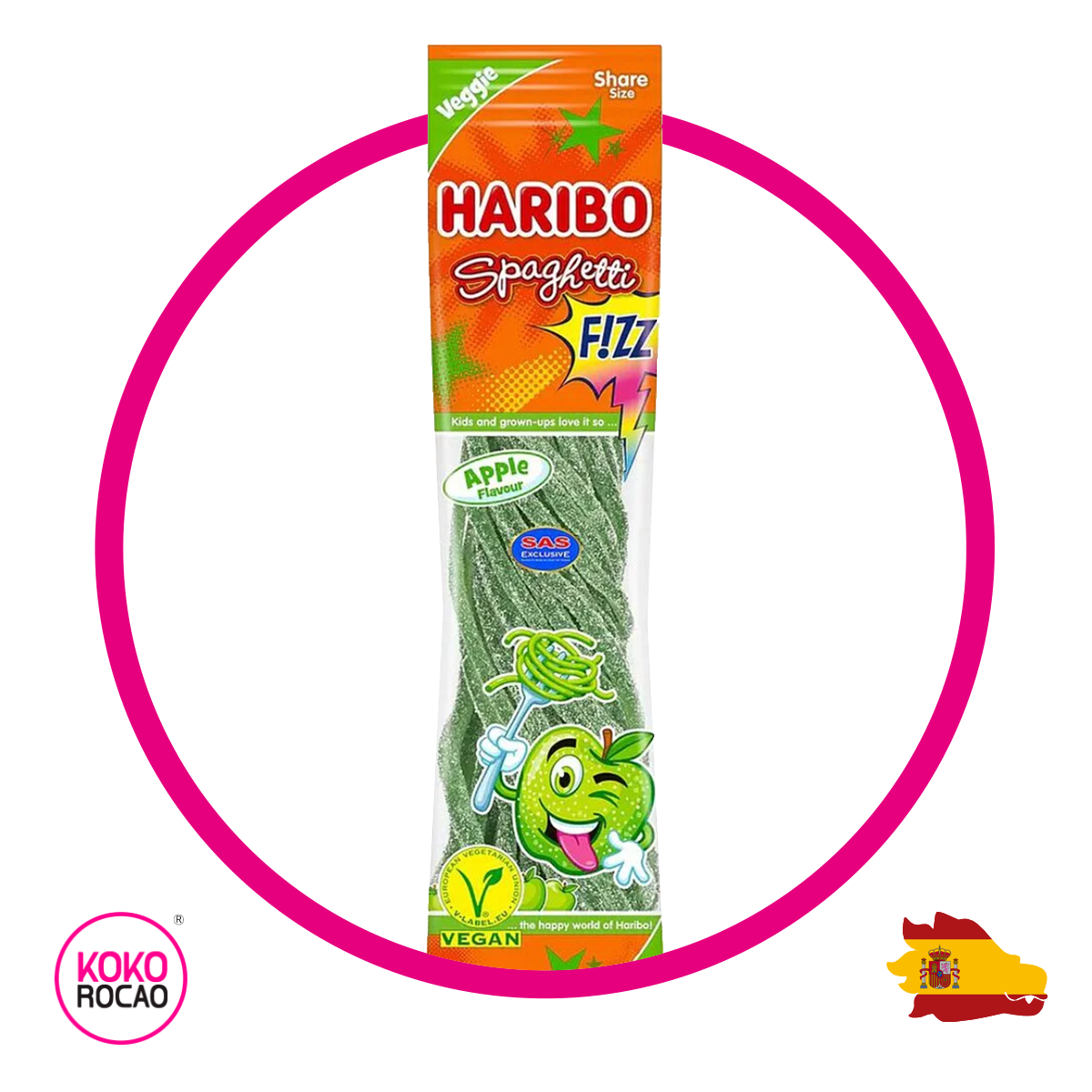 Bolsa de Haribo Spaghetti 200 g