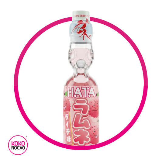 Botella de Hata Ramune Lychee 200 ml