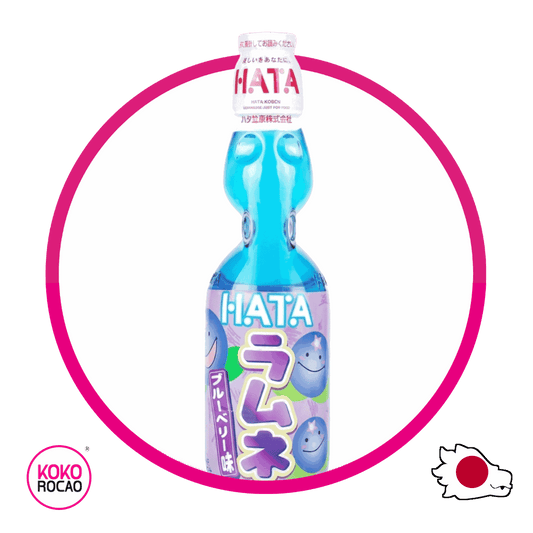 Botella de Hata Ramune Blueberry 200 ml