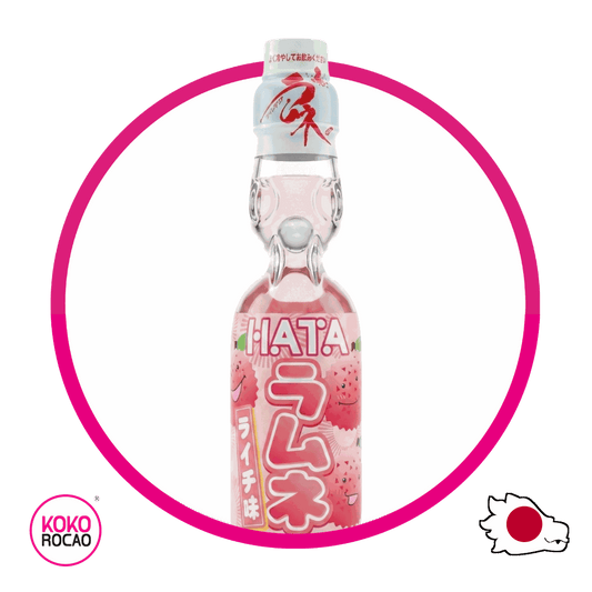 Botella de Hata Ramune Lychee 200 ml