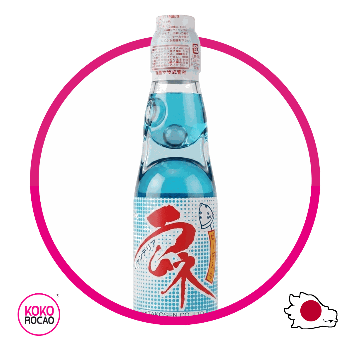 Botella de Hata Ramune Original 200 ml