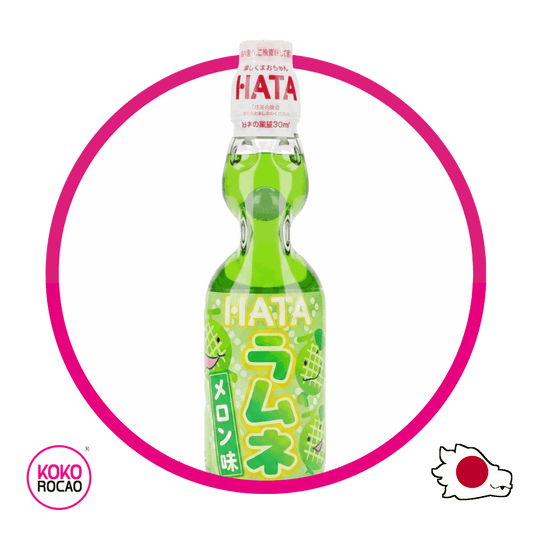 Botella de Hata Ramune Melon 200 ml