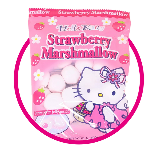 Bolsa de Hello Kitty Marshmallows Strawberry 90 g