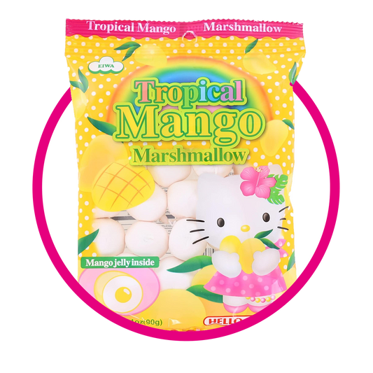 Bolsa de Hello Kitty Marshmallows Mango 90 g