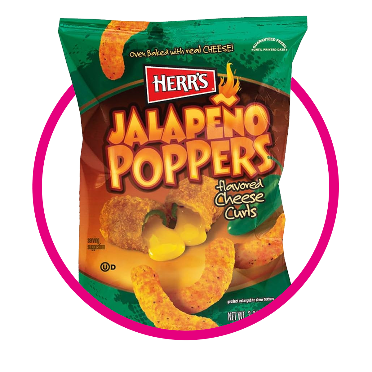 Bolsa de Herr´s Queso Jalapeño 198 g