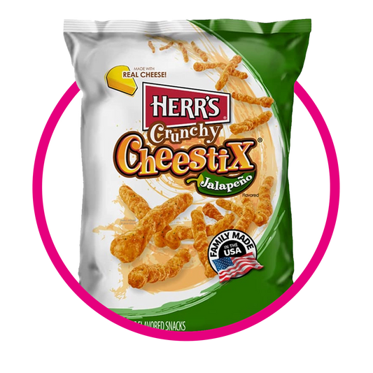 Bolsa de Herr´s Crunchy Cheestix Jalapeño 227 g