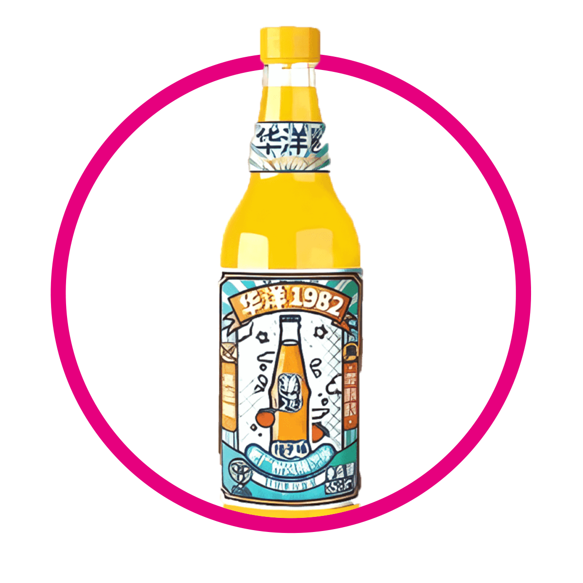 Botella de Huayang Mandarina 358 ml