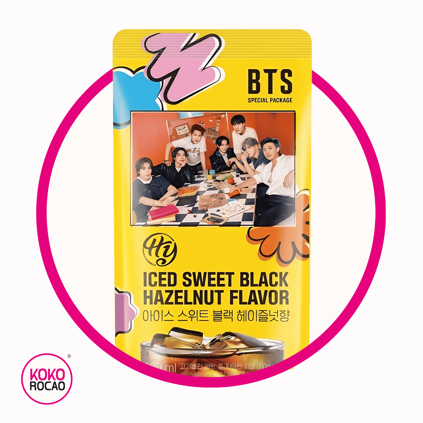 Bolsa de HY BTS Sweet Black Hazelnut Coffe 230 ml