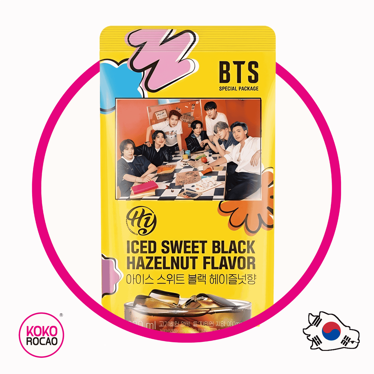 Bolsa de HY BTS Sweet Black Hazelnut Coffe 230 ml